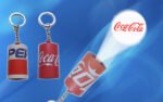 Coca cola flashlight projector keychain,Coca cola promotional gift unit price:USD0.60 ,wholesale quantity :500pcs